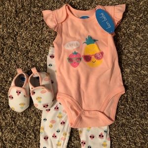 Bon Bebe fruit set NWT 3-6 months